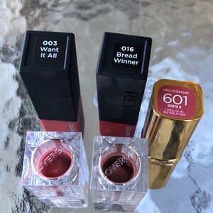 Lot of 5 Lipsticks – 2 Revlon, 2 CoverGirl, 1 L’Oréal | Assorted Shades |